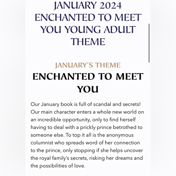 Owlcrate “Curated for Readers” January 2024 Box NEW! - Picture 3 of 4